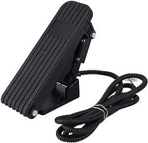 Brake Pedal Electric Vehicle Foot Accelerator Pedal Throttle Speed Control, Universal Brake Foot Pedal for Electric Bikes E-Bike, Dirt Bike, Scooters, Kart, ATV, Electric Tricycle