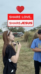 1.4M views · 10K reactions | Best way to express LOVE is SHARING JESUS, the God who first loved us. ❤️ DISCLAIMER: WE DON'T encourage Youth to involve in premature relationships po ok? MGA YOUTH DAPAT NAG-AARAL MUNA! We Share JESUS in any POSSIBLE WAY, and in this setup, the young couple are unbelievers. #Evangelism | Jai Vlogs | Facebook