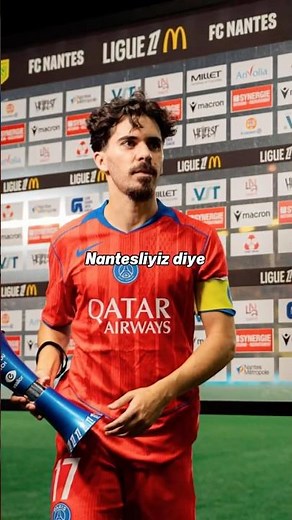 PSG Fans in the Stands Wearing Nantes Jerseys! 😅