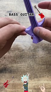 84K views · 845 reactions | ORIGAMI BASS GUITAR #origami #origamitutorial #bassguitar #rocknroll #acdcthunderstruck #papercraft #rocknrollmusic | Origami world | Facebook