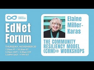The Community Resiliency Model (CRM)® Workshops with Elaine Miller-Karas and Dr. Laura Burgis.