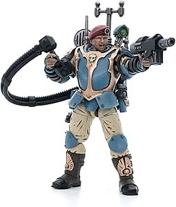 JOYTOY 1/18 Action Figure Astra Militarum Tempestus Scions Command Squad 55th Kappic Eagles Vox Operator