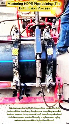 Mastering HDPE Pipe Joining: The Butt Fusion Process