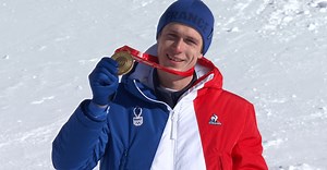 Moments | Beijing 2022 - Médaille d'Or - Ski Alpin - C. Noël - Podium