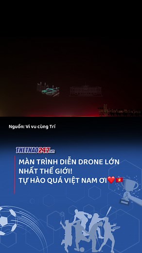 Màn trình diễn drone lớn nhất thế giới tại TP Hồ Chí Minh