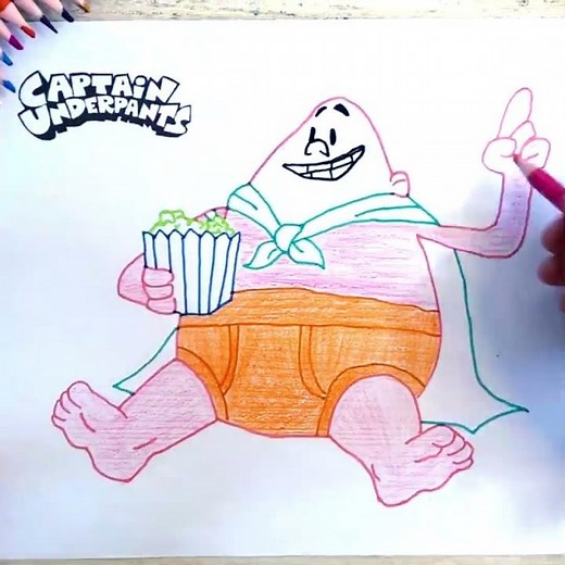 Drawing Captain Underpants in 15 Easy Steps - Art Challenge