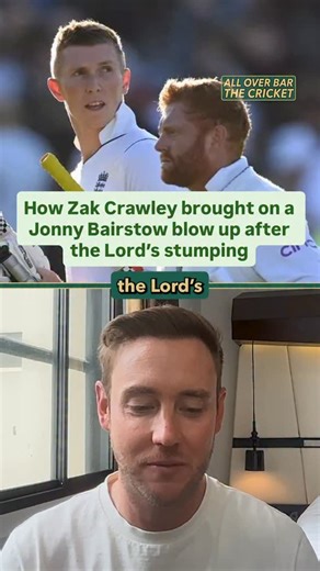 All Over Bar The Cricket on Instagram: "“Jonny, you should ask them if they’re happy with that?” Incredible wind up work from Zak Crawley 😂"
