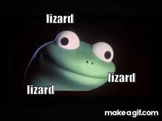 Lizard on Make a GIF