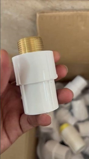 3/4” Upvc MTA (Male threaded Adapter) #plumbing #chilledwater #piping #installation #fitting