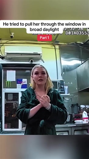 He tried to pull her through the window in broad daylight #fyp #cops #police #viral #bodycam
