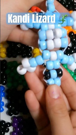 Kandi Idea Make a Kandi Lizard Keychain!