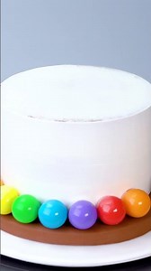 #shorts Rainbow Jelly Skittle Cake, Satisfying Video Top Cake #cake #satisfyingcake