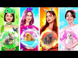 Fire, Water, Earth and Air pets! From Bang Bang Garten to the four elements!