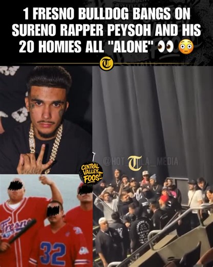 Central Valley Foos 🌾 on Instagram: "👀 #centralvalleyfoos #centralvalleyca #foosgonewild #fresnoca #559 #peysoh #surenos #fresnobulldoggang #fresno #nortenos #rappers #calirap #chicanos #chicanoculture #raza #mexicanos #viral #calirap #californiagangs"