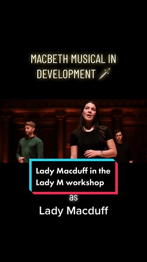 Lady Macduff at Macbeth’s banquet in the Lady M workshop - played by Maiya Quansah-Breed #musicaltheatre #westend #newmusical #theatre #broadway #shakespeare #jamiemuscato #maiyaquansahbreed #six #sixthemusical #musical #kerryellis #ladymacbeth #musicals