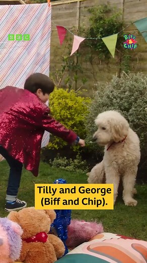 Do you have a pet like Floppy? You can watch all episodes of Biff & Chip on BBC iPlayer ! #DogInspiration #GoldenDoodleLovers | CBeebies Parenting