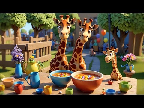 A Giraffe Ate My Alphabet Soup! 🦒🔤🥣 | Fun Story for Kids | Preschool Learning & ABC Adventure