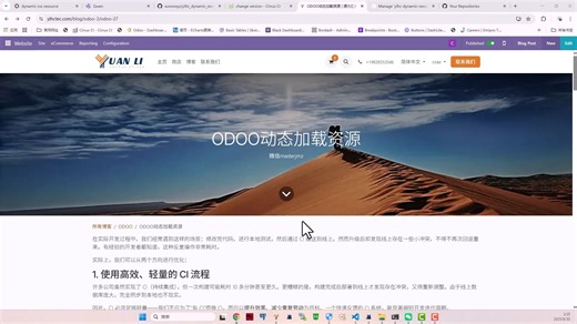 ODOO动态添加代码插件分享