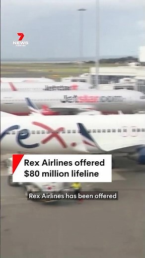 Rex Airlines handed $80 million lifeline