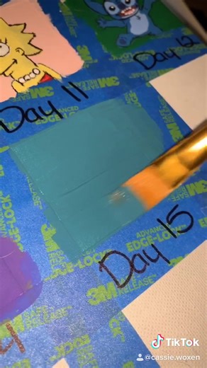 Painting a different request every day until it’s full Day 15 #fyp #art #foryoupage #goinggreen