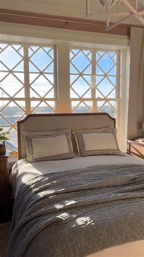 Embrace a slow, steady pace—surrounded by light layers and playful patterns balanced with timeless design. Shop the bedroom at magnolia.com #MagnoliaMarket | Magnolia