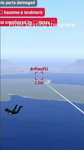 Beyond the grave air to air kill in SimplePlanes 2 Demo #simpleplanes #militaryaviation #dogfight