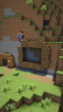 Minecraft Hobbit House Tutorial 🏡 Hillside Edition #minecraft