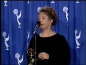Laurie Metcalf at the 1993 Emmy Awards entrances and Press Room at...