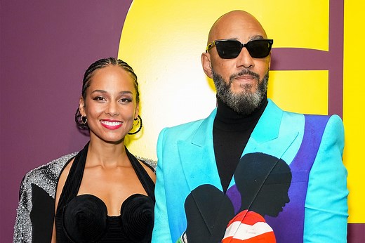 Alicia Keys Shows off Socks with a Photo of Her Husband on Them for Valentine's