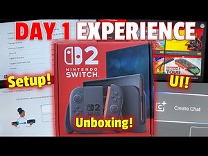 Switch 2 Unboxing & Hands-On – New UI, Setup, and First Impressions!