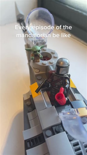 Silver Helmet Guy from Lego Star Wars - Every Episode of The Mandalorian Parody