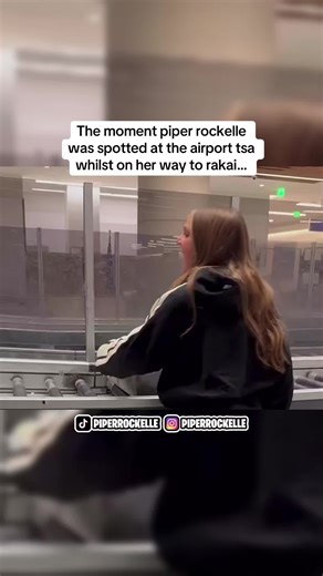Piper Rockelle Spotted at TSA on Her Way to Rakai