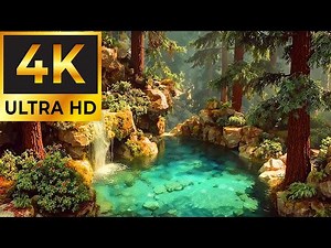 4K Cinematic Waterfall Nature View | Royalty-Free Stock Footage