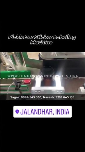 Pickle Jar Sticker Labeling Machine | Betestee Pickle