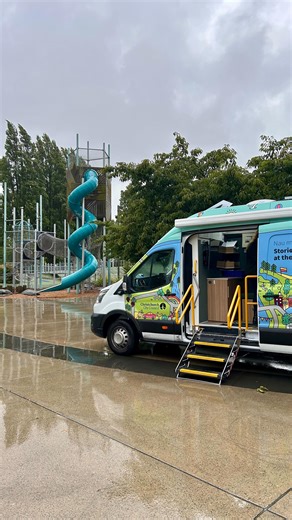 Come visit the mini library! #christchurchcitylibraries #ngāketewānangaoōtautahi #whatsonchch #margaretmahyplayground | Christchurch City Libraries