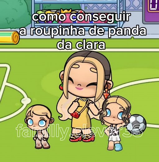 Como conseguir a roupinha de panda da Clara no Avatar World