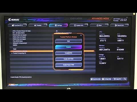 How to Change TPM Device on Gigabyte AORUS X870 Series Motherboard | Step-by-Step Guide