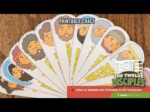 12 Disciples Bible Craft for Kids