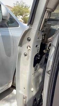 How to open 2001 stuck dodge caravan sliding door manually without actuator. #slidingdoorrepair #car