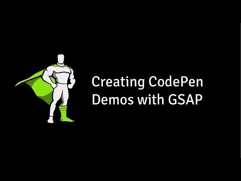 Create a CodePen demo with GSAP