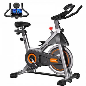 YOSUDA Exercise Bike Stationary Indoor Cycling Bike for Home 300 Lbs Weight Capacity, Comfortable Seat Cushion and LCD Monitor