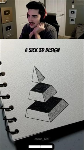 how to draw pyramid