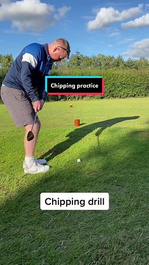 Great little chipling drill. #fyp #golf #golftiktok #golfer #golftok #golfersdoingthings #golfersoftiktok #golfswing #golfshot #golfvideos #chipping #chippingpractice