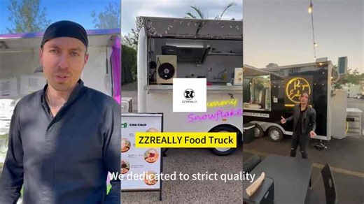 China Factory ODM OEM Stainless Concession Fully Equipped Food Trailer USA Kiosk Shopping Mall Mobile Fast Food Truck