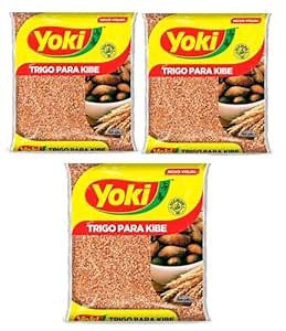 Trigo para Kibe Brasileiro Yoki 500g | Pack of 3x500g | Brazilian Bulgur Wheat | Brazil in Texas Bundle