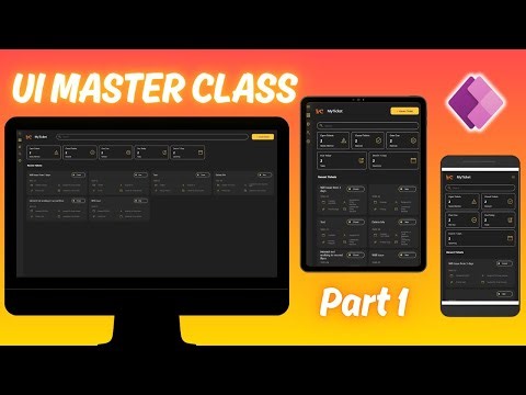 [Part 1] - Ultimate PowerApps Responsive UI Masterclass | Basic Drag and Drop UI