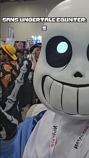 How many time I got called "Sans Undertale" at San Japan 2024 in my Sans cosplay