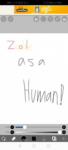 Zooble as a Human! (PS: Her hair was hard to draw-) #TheAmazingDigitalCircus #Zooble #TheAmazingDigitalCircusFanart #IbisPaint