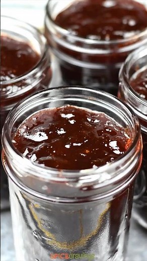 No-Peel 2-Ingredient Plum Jam in 30 Minutes—No Pectin Needed! #shorts