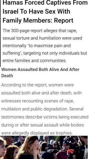 Shockwaves Across The World: Explosive Report On Hamas Hostage Abuse Allegations